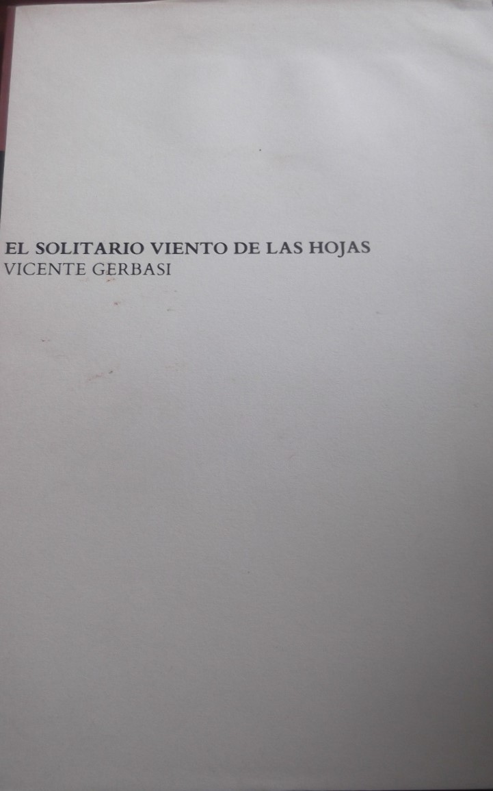 El solitario viento de las hojas